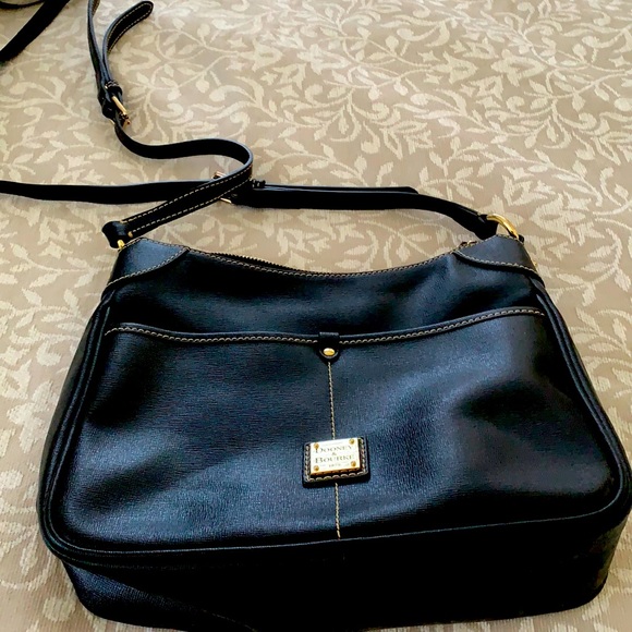 Authentic Black Dooney & Bourke Handbag - Picture 1 of 3